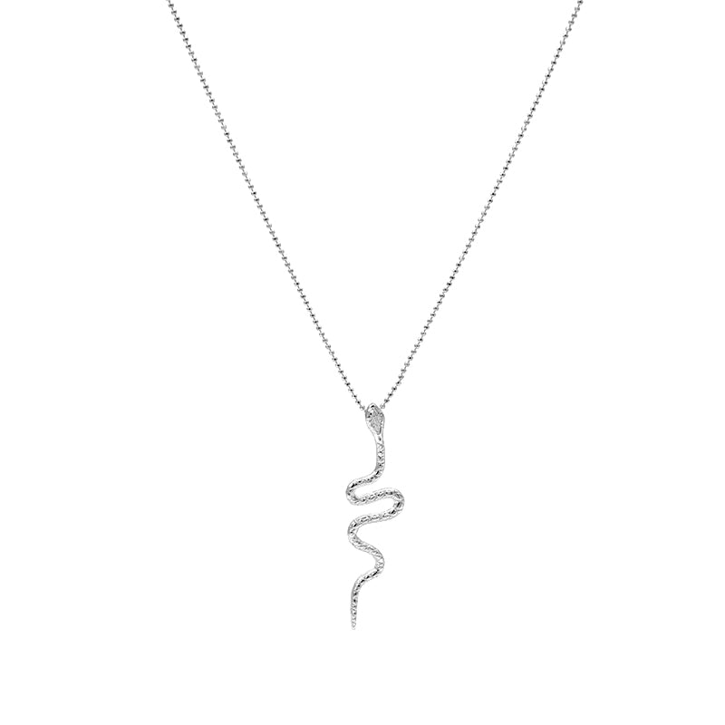 Vitae Gioielli - Collana Luxury Wild in Argento con Pendente Serpente LWCSBR