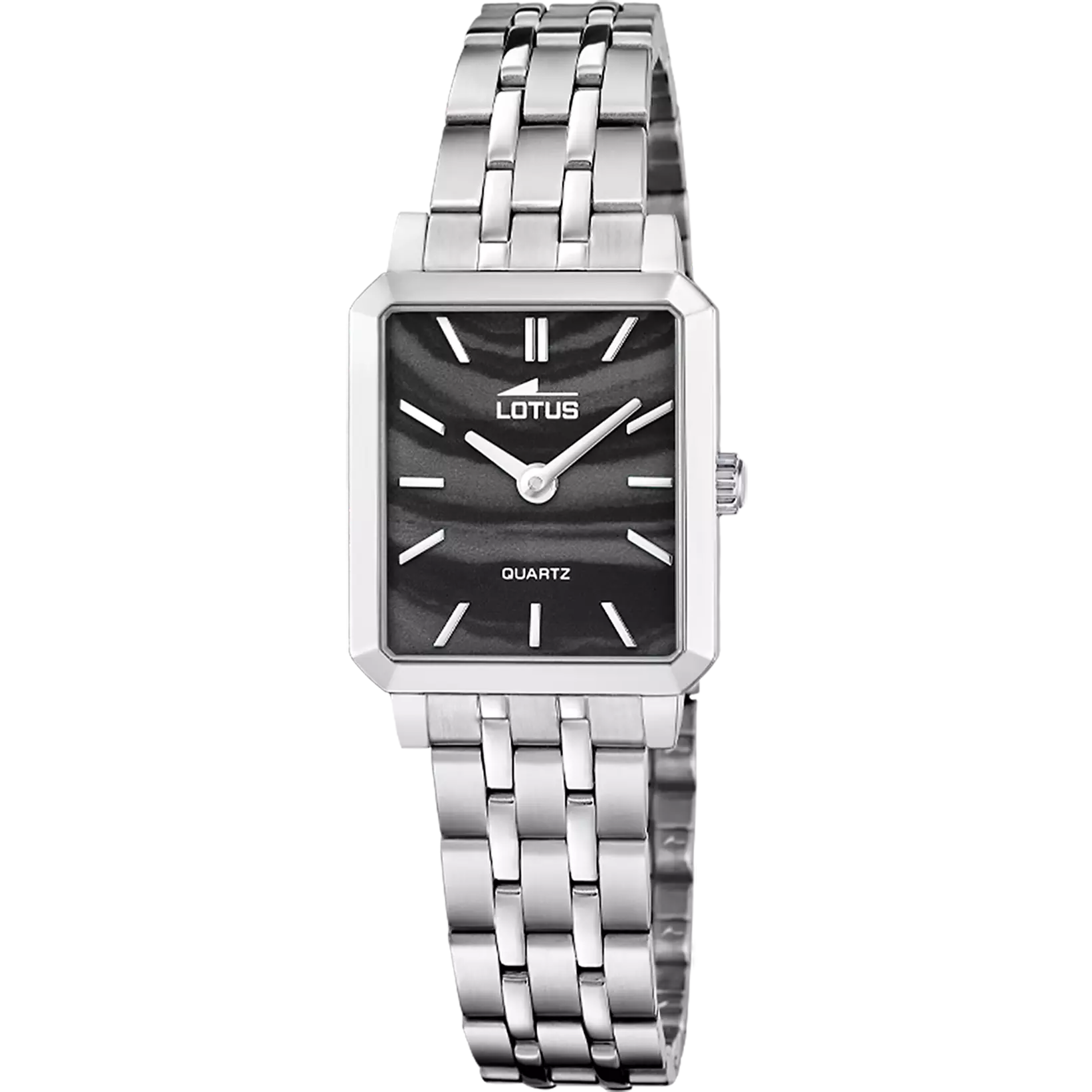 Lotus - Orologio 2Gether con Quadrante Nero e Bracciale in Acciaio 19008/5