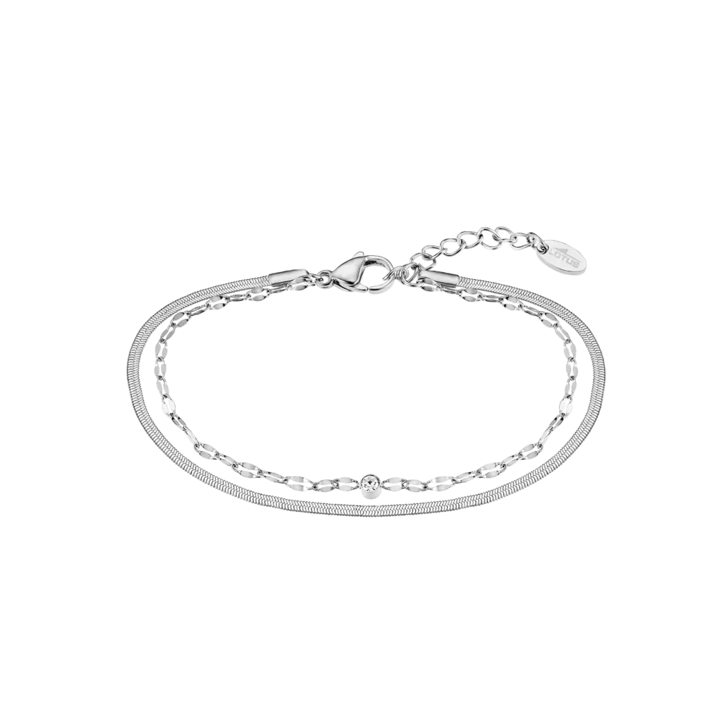 Lotus - Orologio 2Gether con Quadrante Nero e Bracciale in Acciaio 19008/5