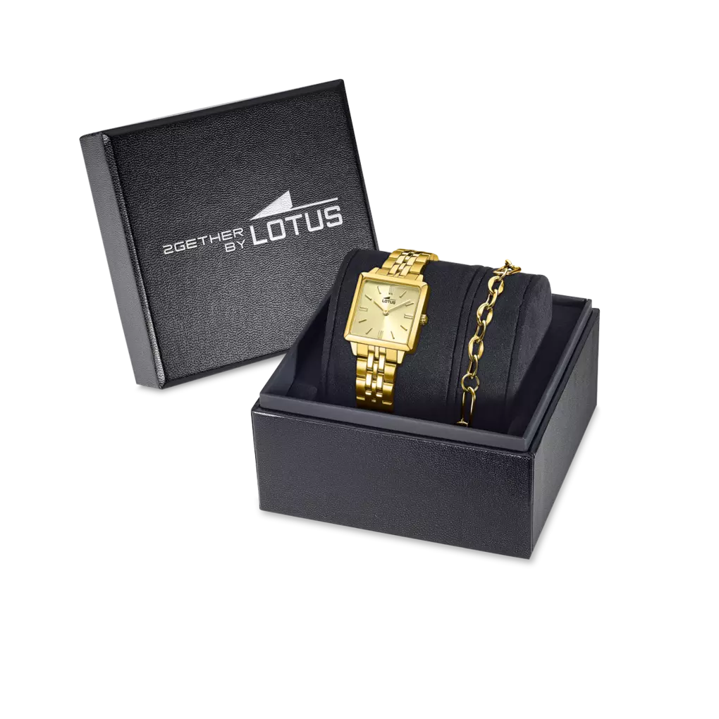 Lotus - Orologio 2Gether con Quadrante Champagne e Bracciale in Acciaio 19011/2