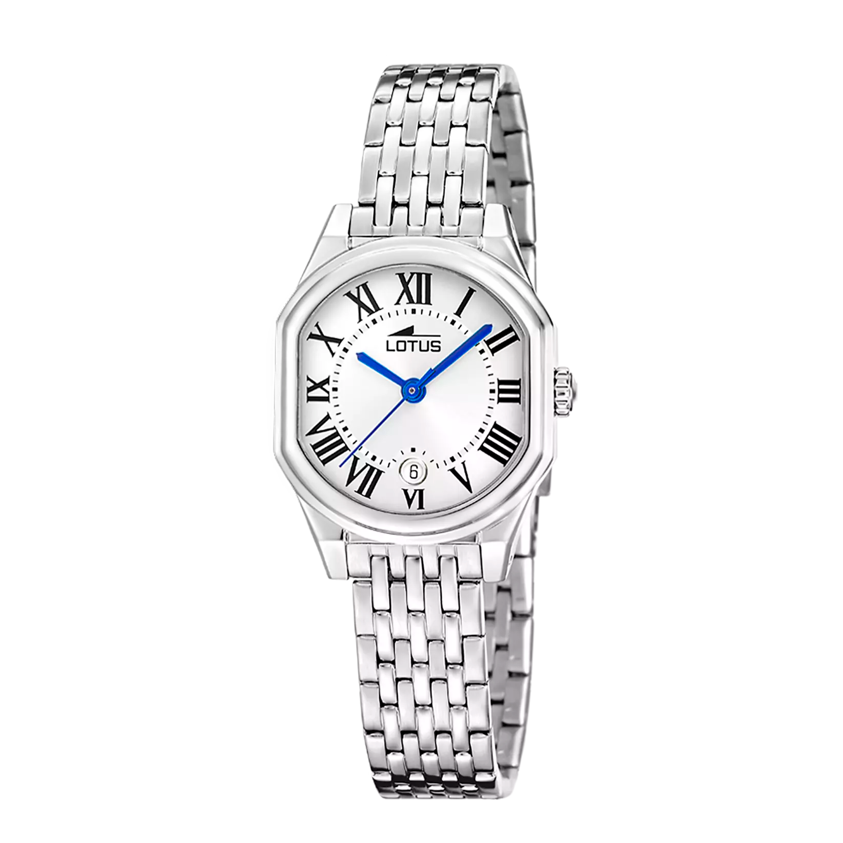 Lotus - Orologio Old Money con Quadrante Argento e Bracciale in Acciaio 19043/1