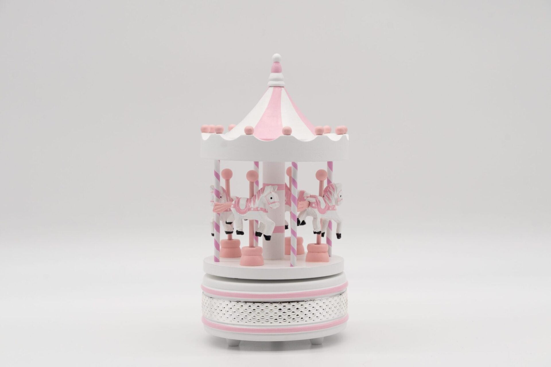 Baguttino - Carillon a Giostrina Rosa 26 cm