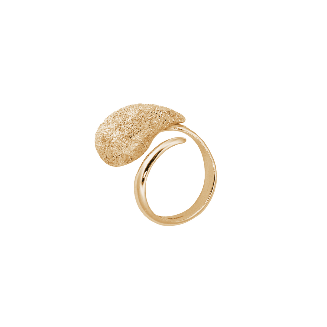 Vitae Gioielli - Anello Goccia Diamantato in Argento 925 GOCAN01AU