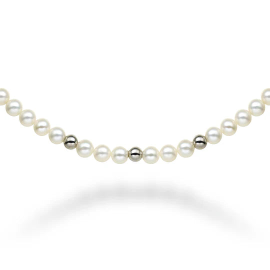 Collana in Oro 18kt con Perle Fresh Water diametro 5,5/6 MC1561O4FCBI055