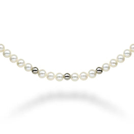 Collana in Oro 18kt con Perle Fresh Water diametro 5,5/6 MC1561O4FCBI055