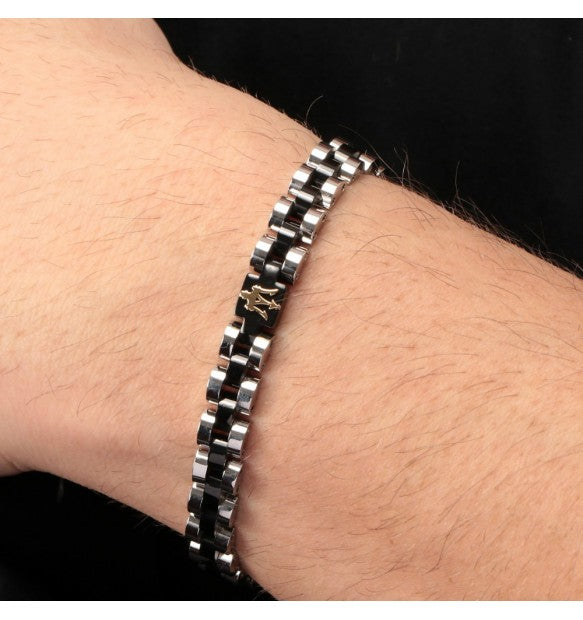 Maserati - Bracciale Iconic Chain Black JM320AST08