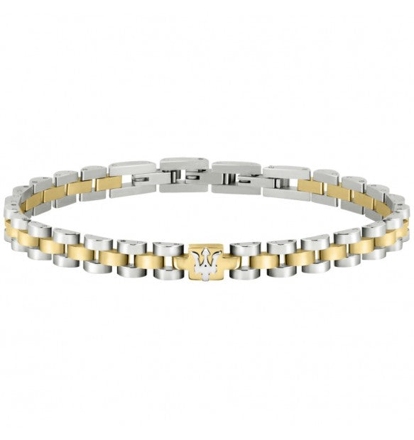 Maserati - Bracciale Iconic Chain Silver/Gold JM320AST09