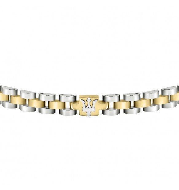Maserati - Bracciale Iconic Chain Silver/Gold JM320AST09