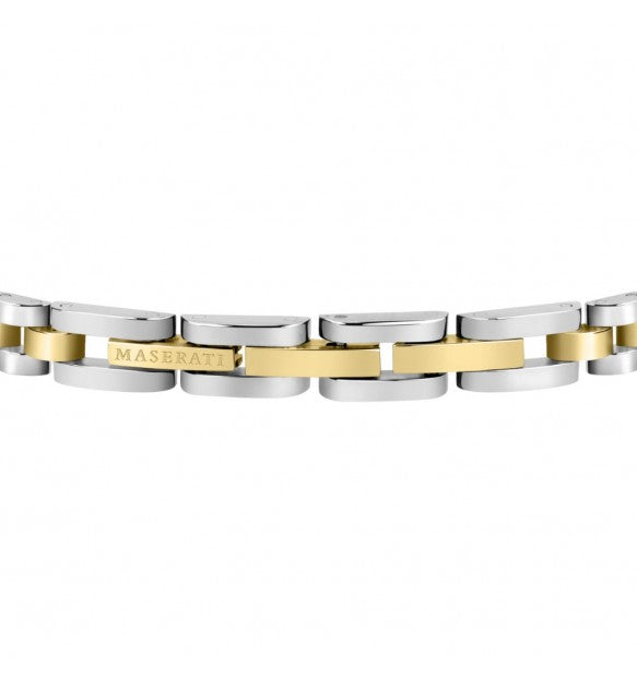 Maserati - Bracciale Iconic Chain Silver/Gold JM320AST09