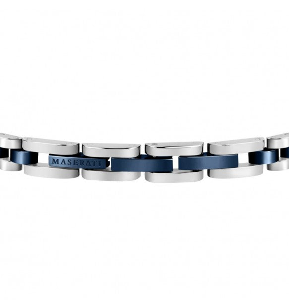 Maserati - Bracciale Iconic Chain Dark Blue JM320AST10