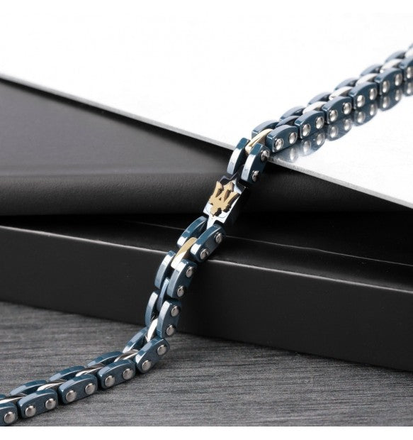 Maserati - Bracciale Ceramic Blue JM420ATI01