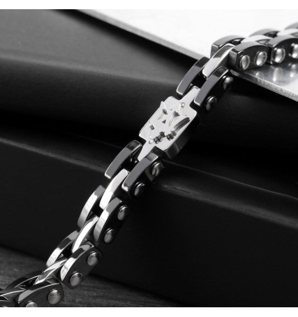 Maserati - Bracciale Ceramic Black JM420ATI02