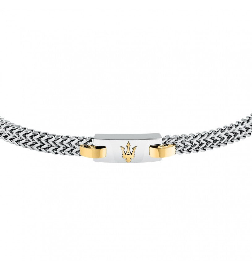 Maserati - Bracciale Iconic in Acciaio JM425AVD103