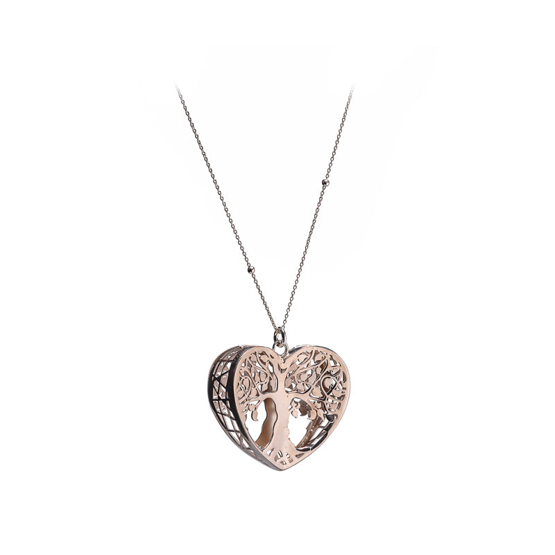 Vitae Gioielli - Collana Medium con Ciondolo Albero Vita Cuore RVCL04RO