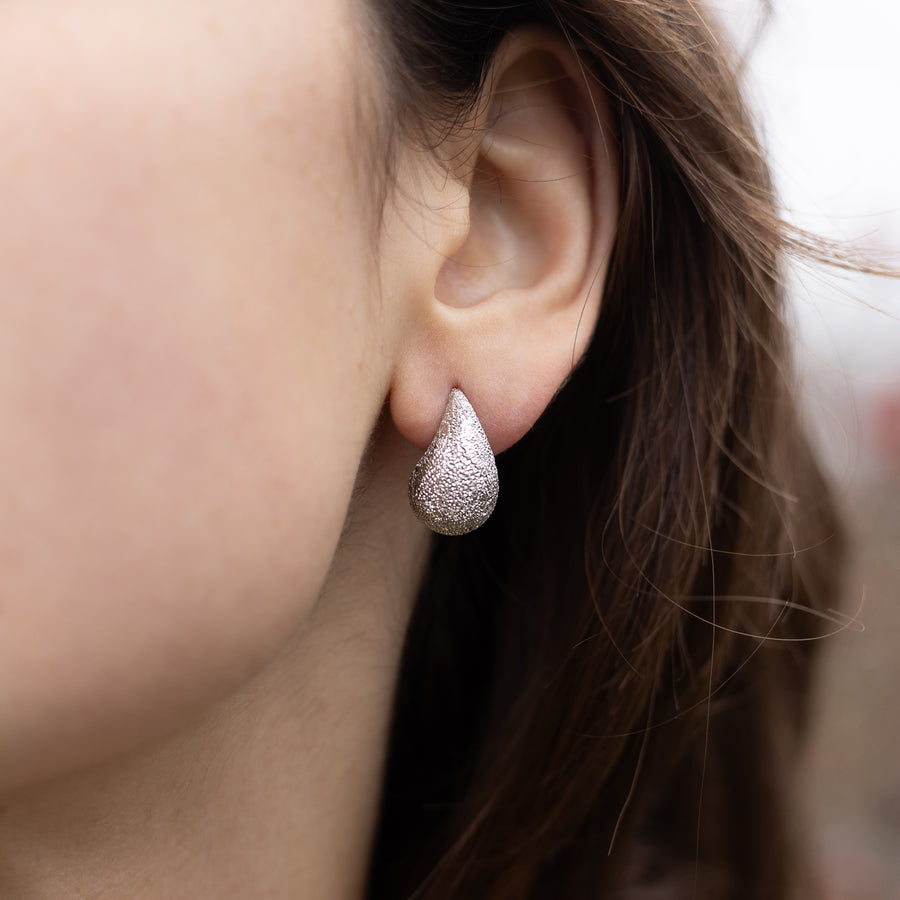 Vitae Gioielli - Orecchini Goccia Diamantato in Argento 925 GOCOR1AU