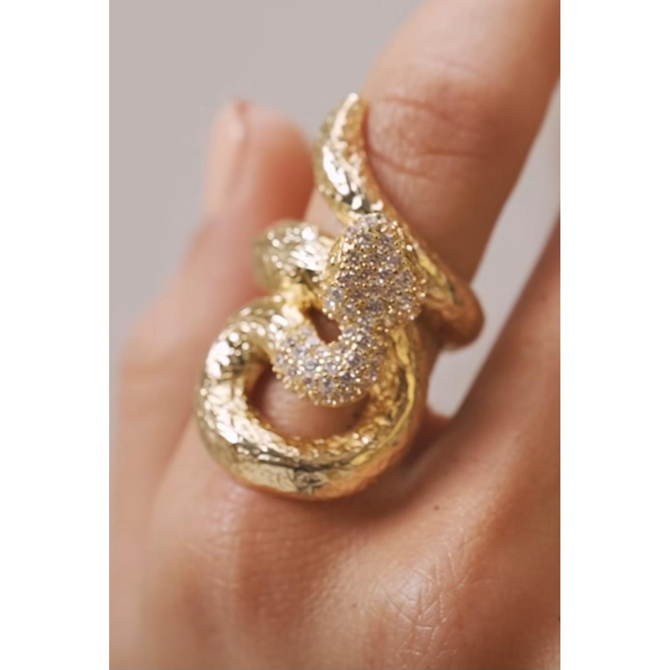 981 Jewels - Anello Serpente Intrecciato AN0090