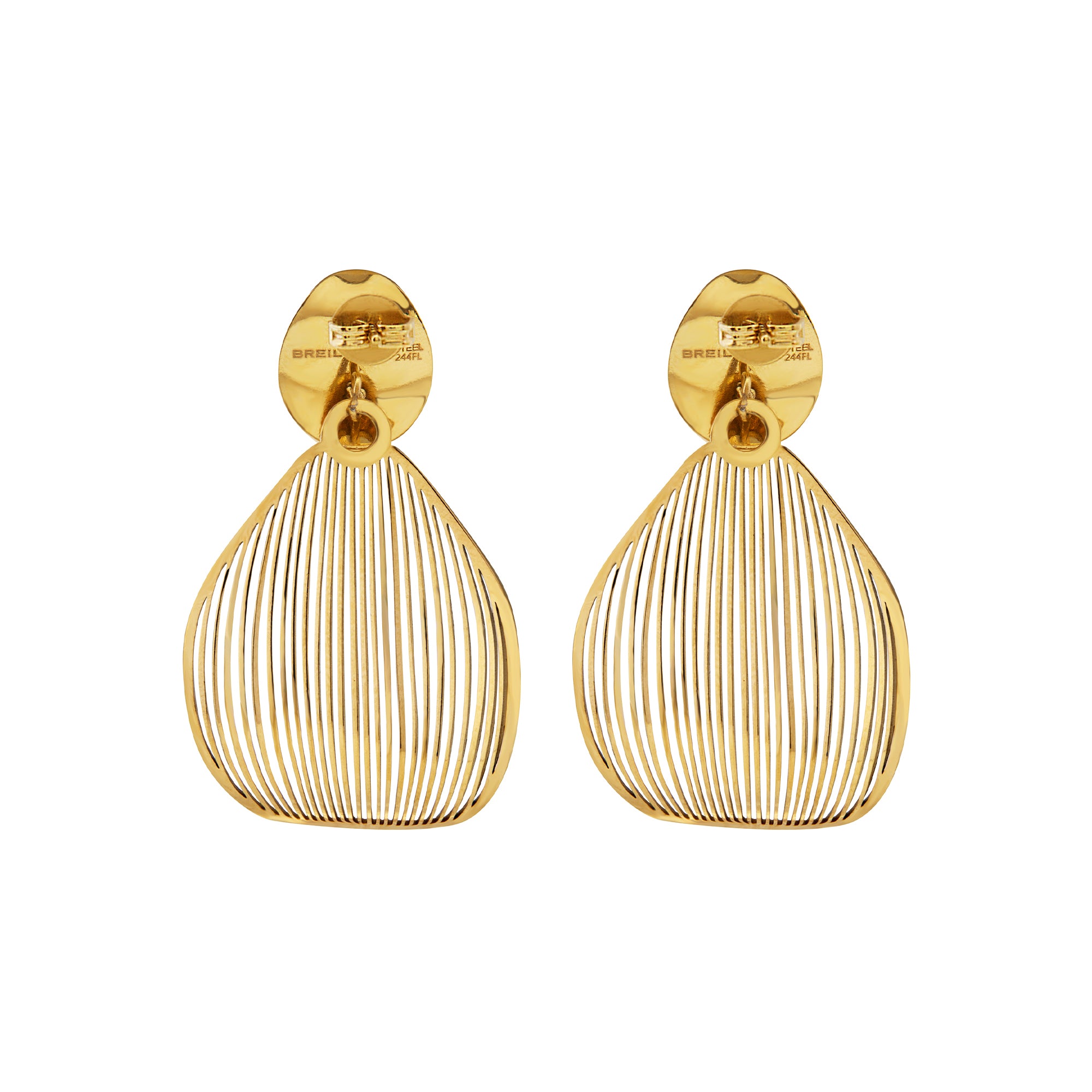 Breil - Orecchini in Acciaio B Whisper Gold TJ3702