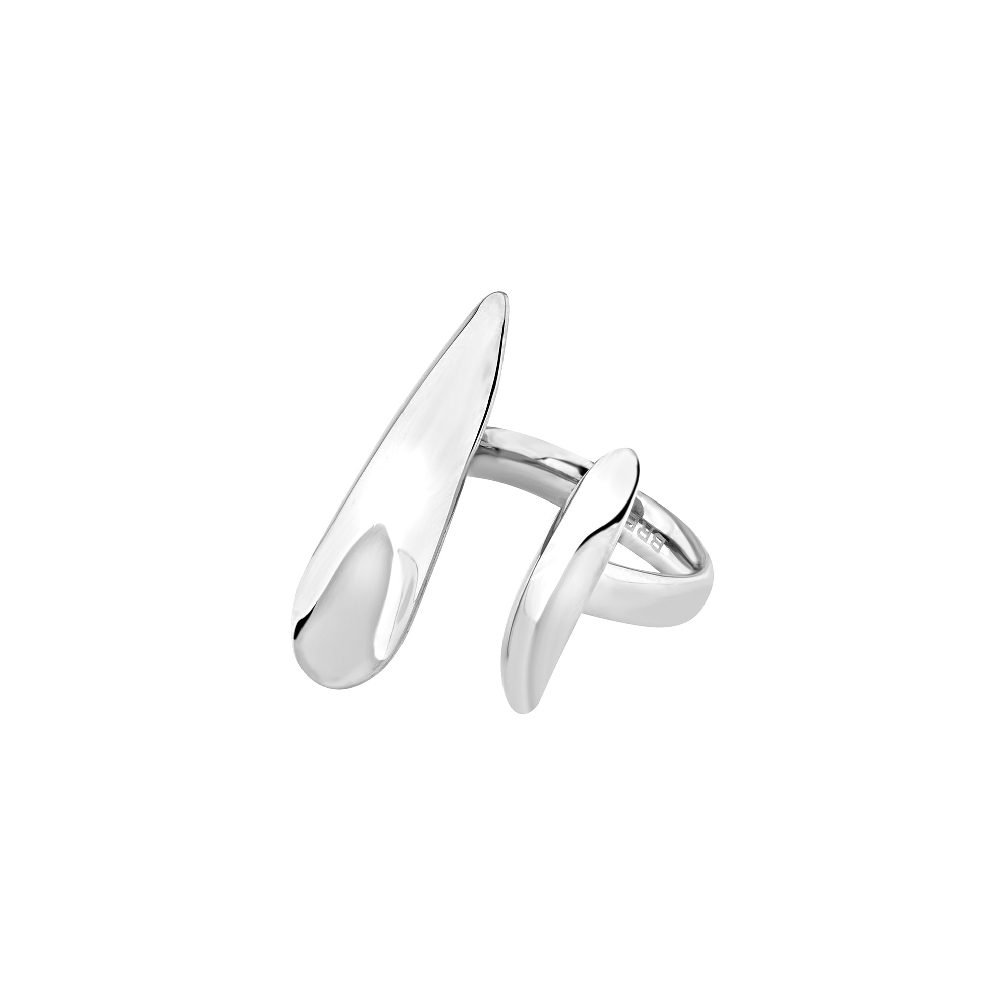 Breil - Anello in Acciaio B Whisper Taglia Unica Silver TJ3705