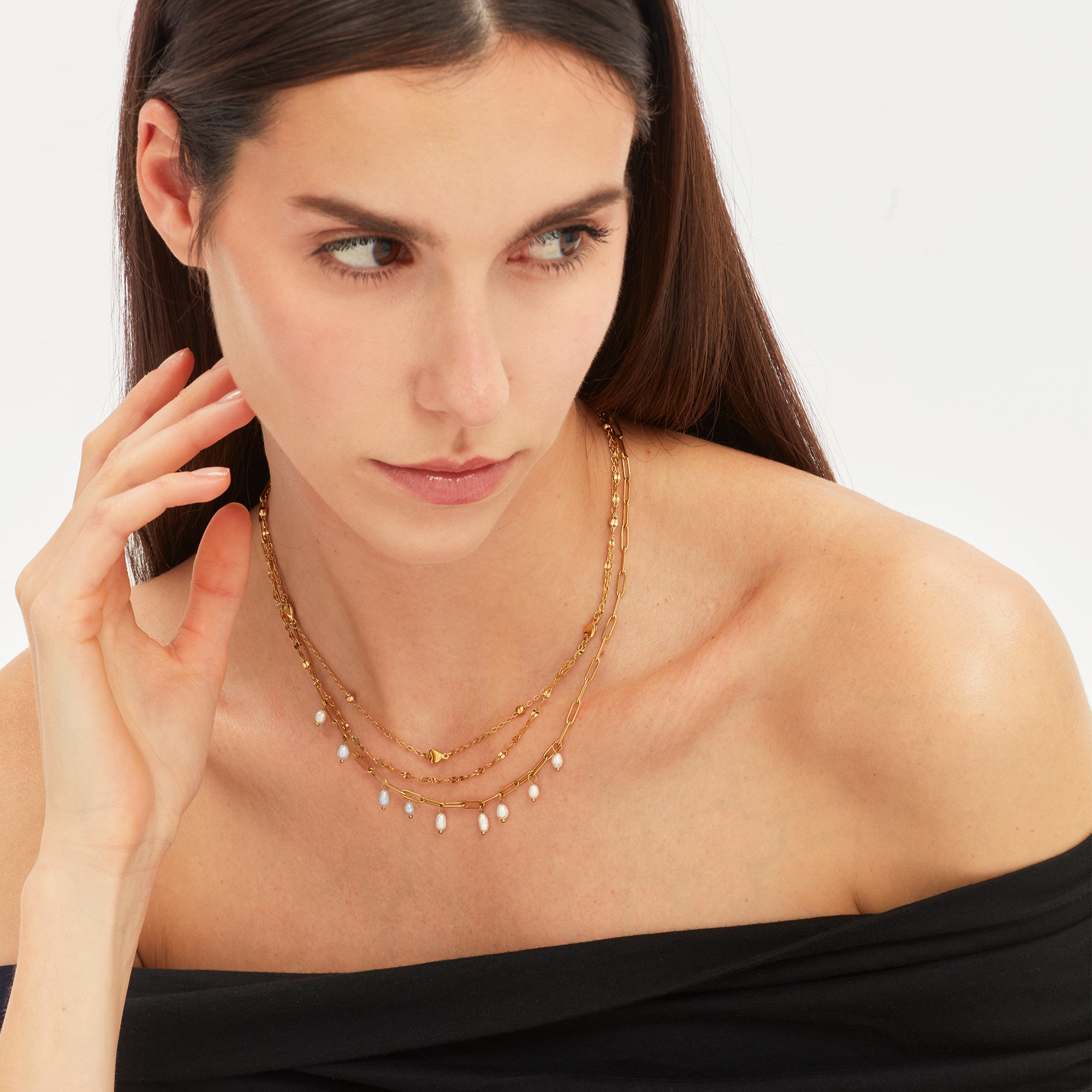 Breil - Collana Magnetica Elemento Medium Pearl's Dream TJ3761