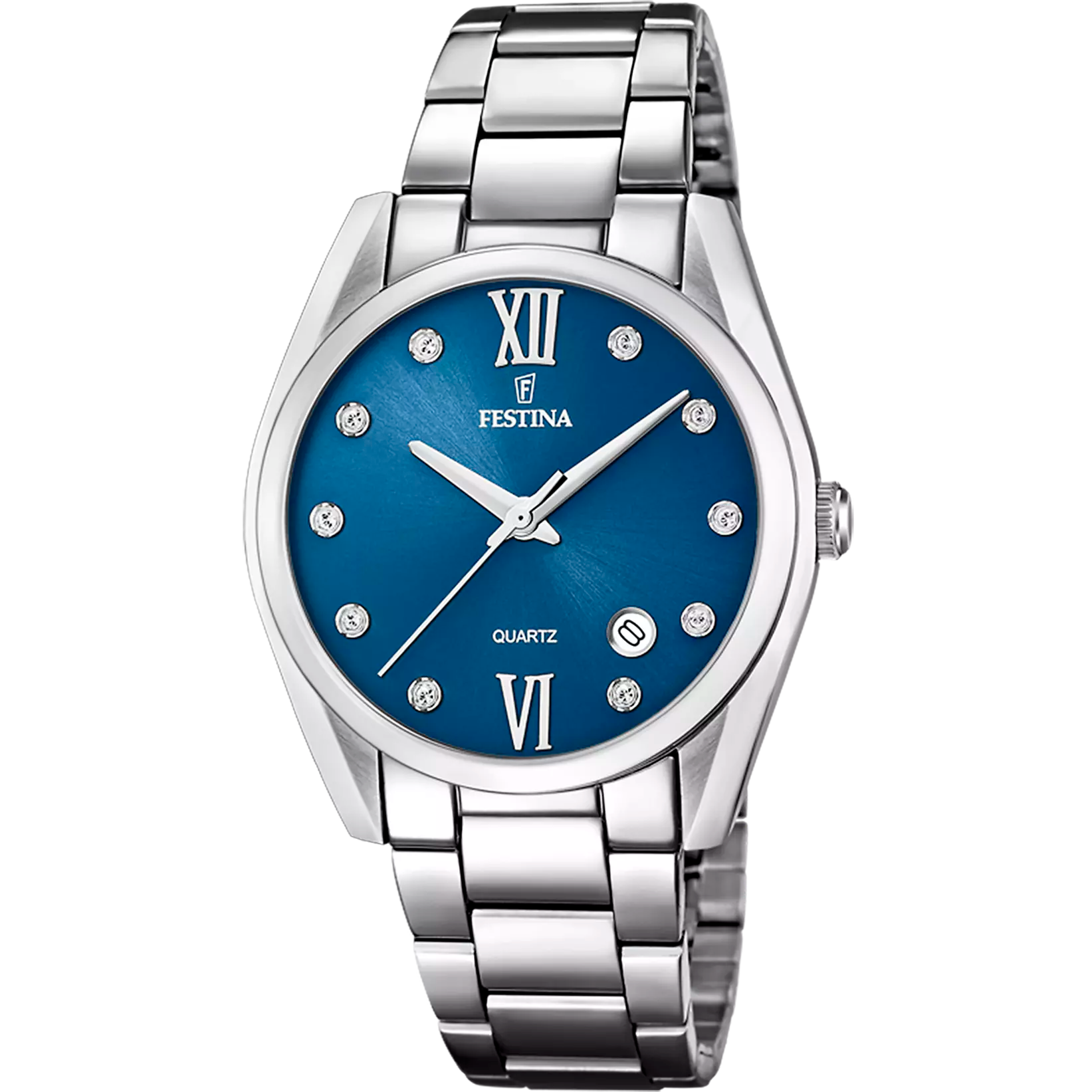 Festina - Orologio Boyfriend con Cinturino in Acciaio Blu F16790/C