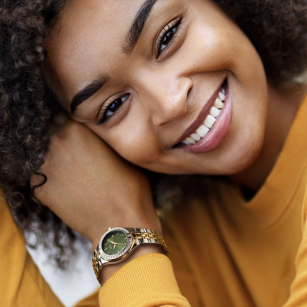 Festina - Orologio Mademoiselle Verde Cinturino in Acciaio Inossidabile F16868/4