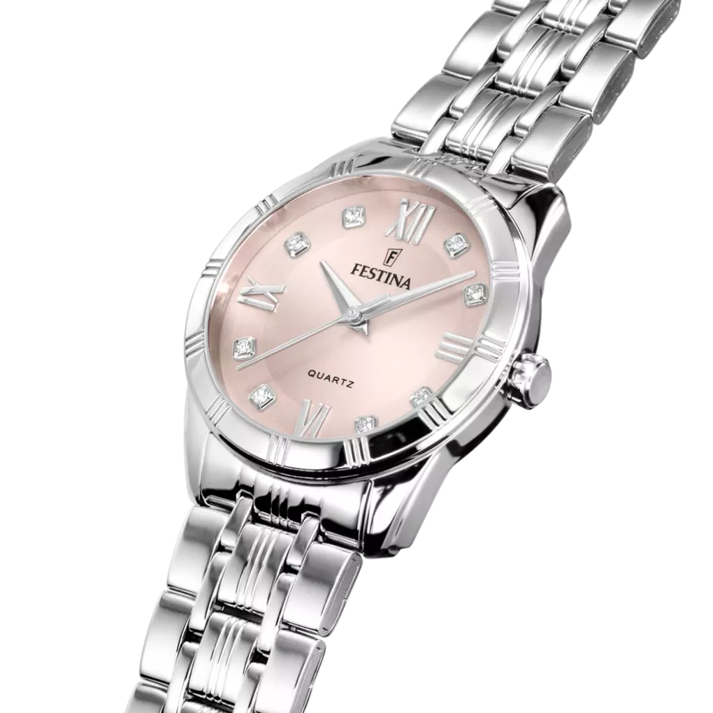 Festina - Orologio Mademoiselle Rosa con Cinturino in Acciaio F16940/C