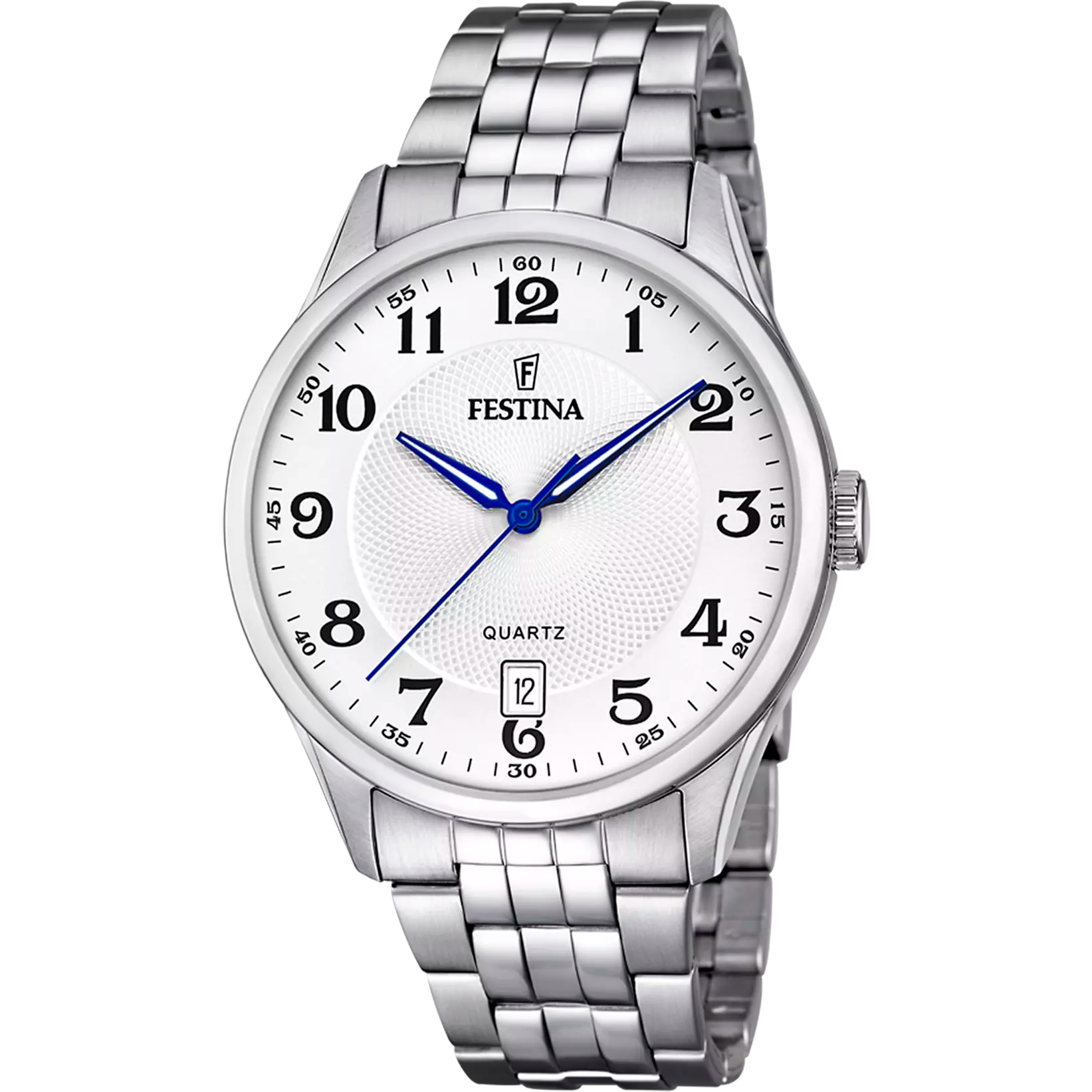 Festina - Orologio Classics Bianco con Cinturino in Acciaio F20425/1