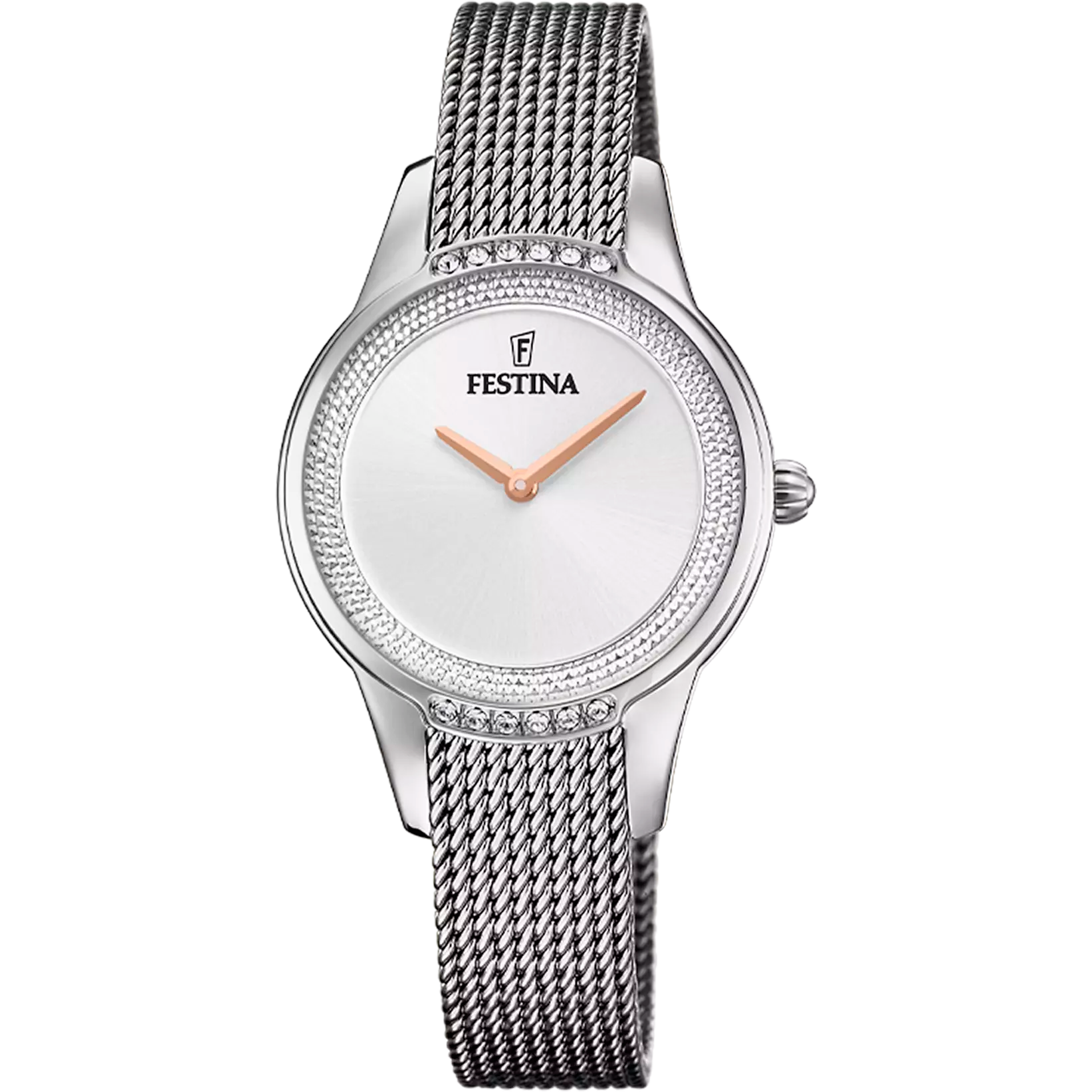 Festina - Orologio Mademoiselle Argento con Cinturino in Acciaio F20494/1