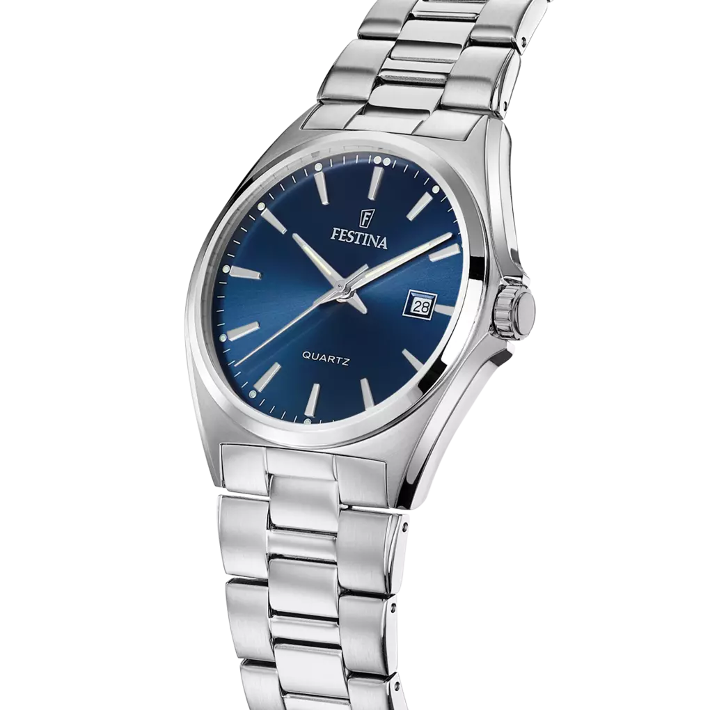 Festina - Orologio Classics Blu con Cinturino in Acciaio F20552/3
