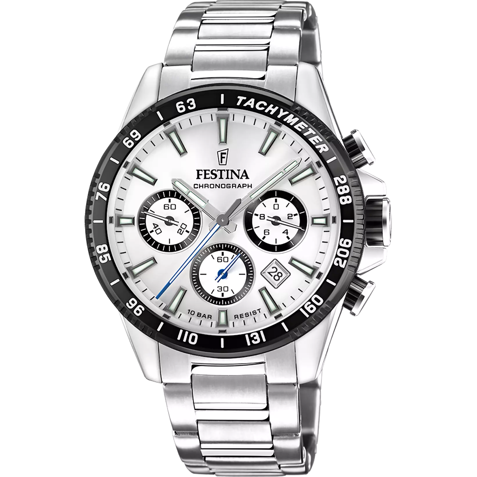 Festina - Orologio Argento con Cinturino in Acciaio F20560/1
