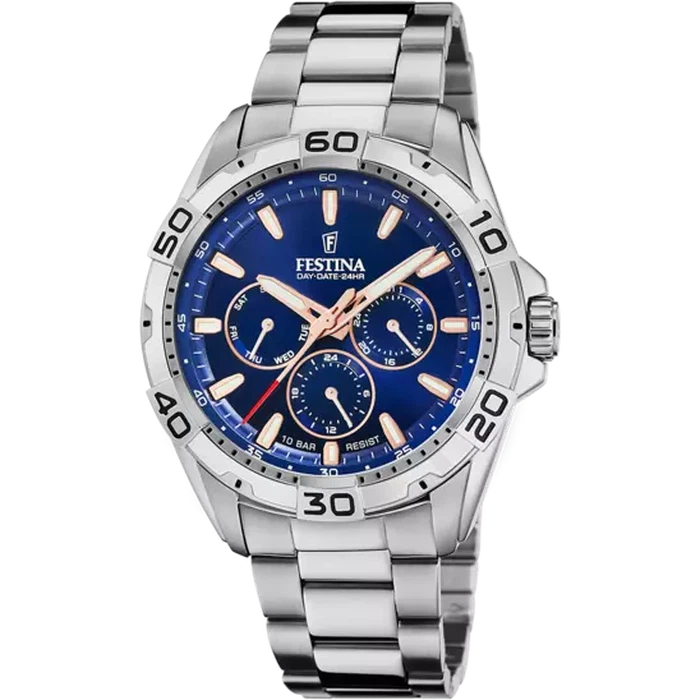 Festina - Orologio Bracciale in Acciaio Blu F20623/2