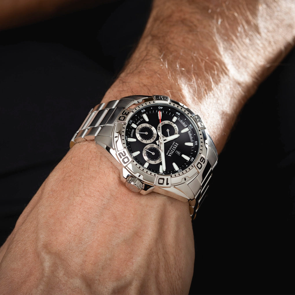 Festina - Orologio Nero con Cinturino in Acciaio Inossidabile 316L F20623/4