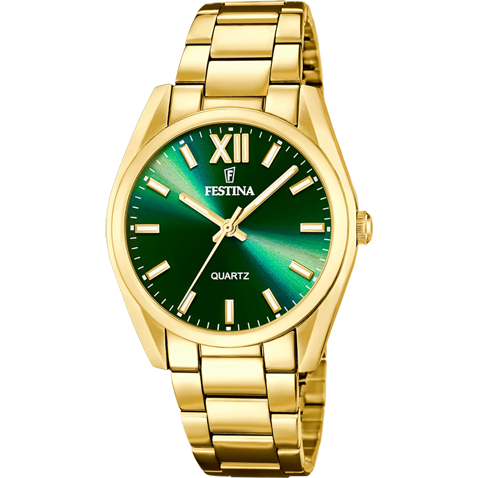 Festina - Orologio Verde con Cinturino in Acciaio Inossidabile 316L F20640/9