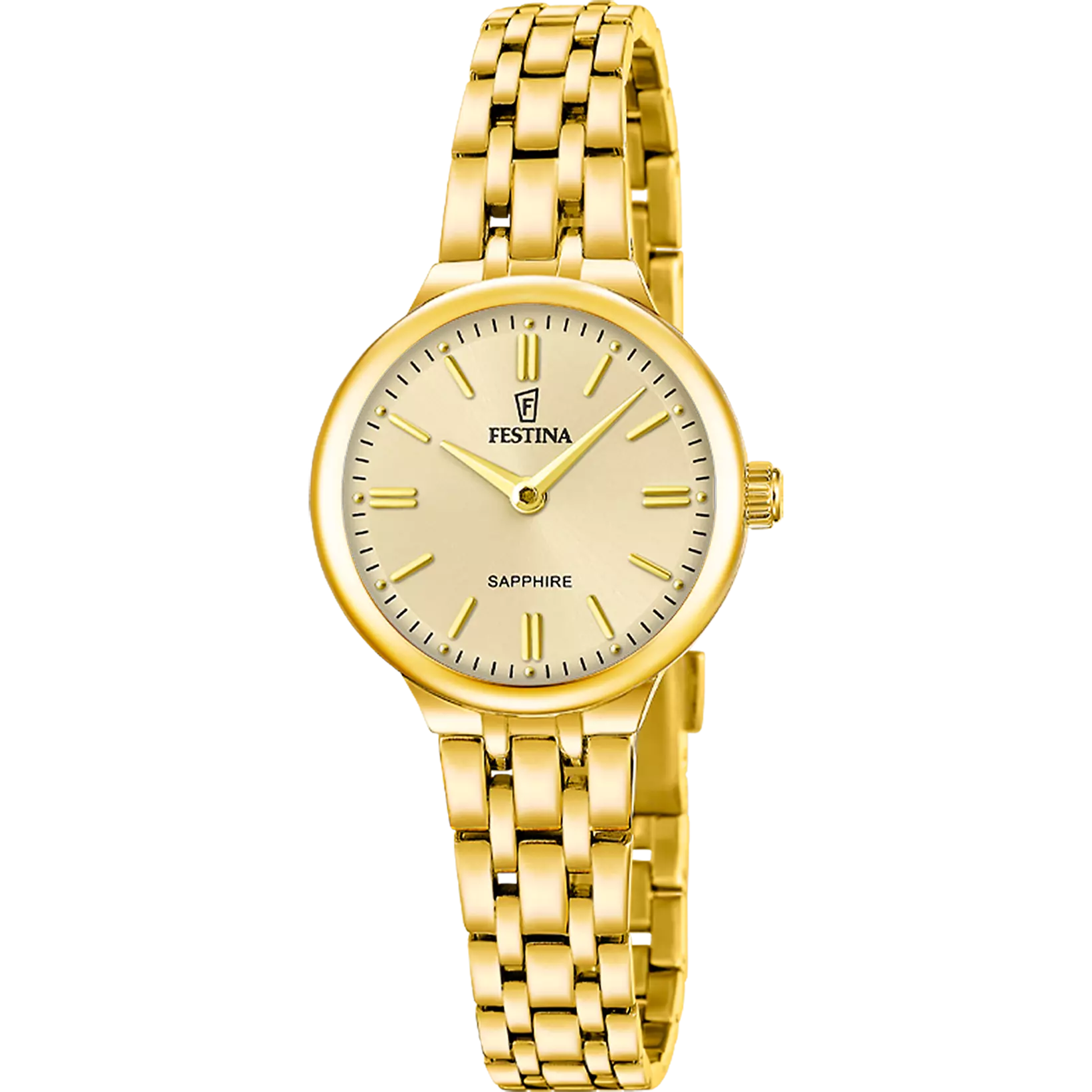 Festina - Orologio Mademoiselle Oro con Cinghia in Acciaio Inossidabile F20745/2