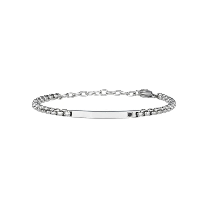 Breil - Bracciale Blacken con Zircone Nero TJ3038