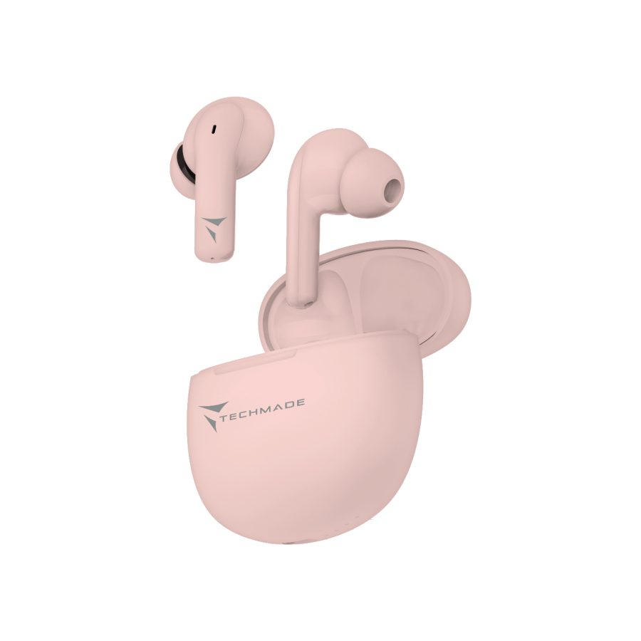 Techmade - Auricolari Senza Filo In Ear Rosa TM-K201E-PL