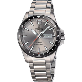 OROLOGIO FESTINA F20698/1 GRIGIO CINGHIA TITANIO, UOMO