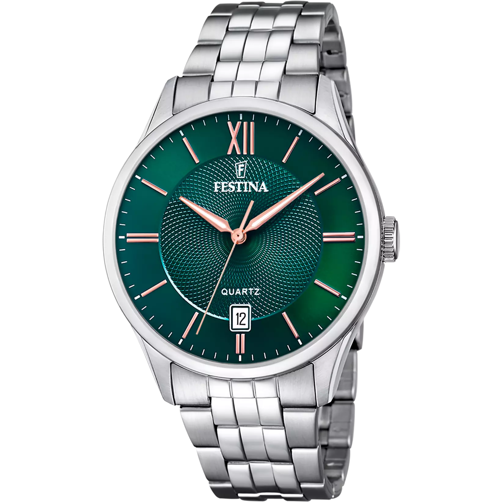 Festina - Orologio con Cinturino in Acciaio Verde F20425/7