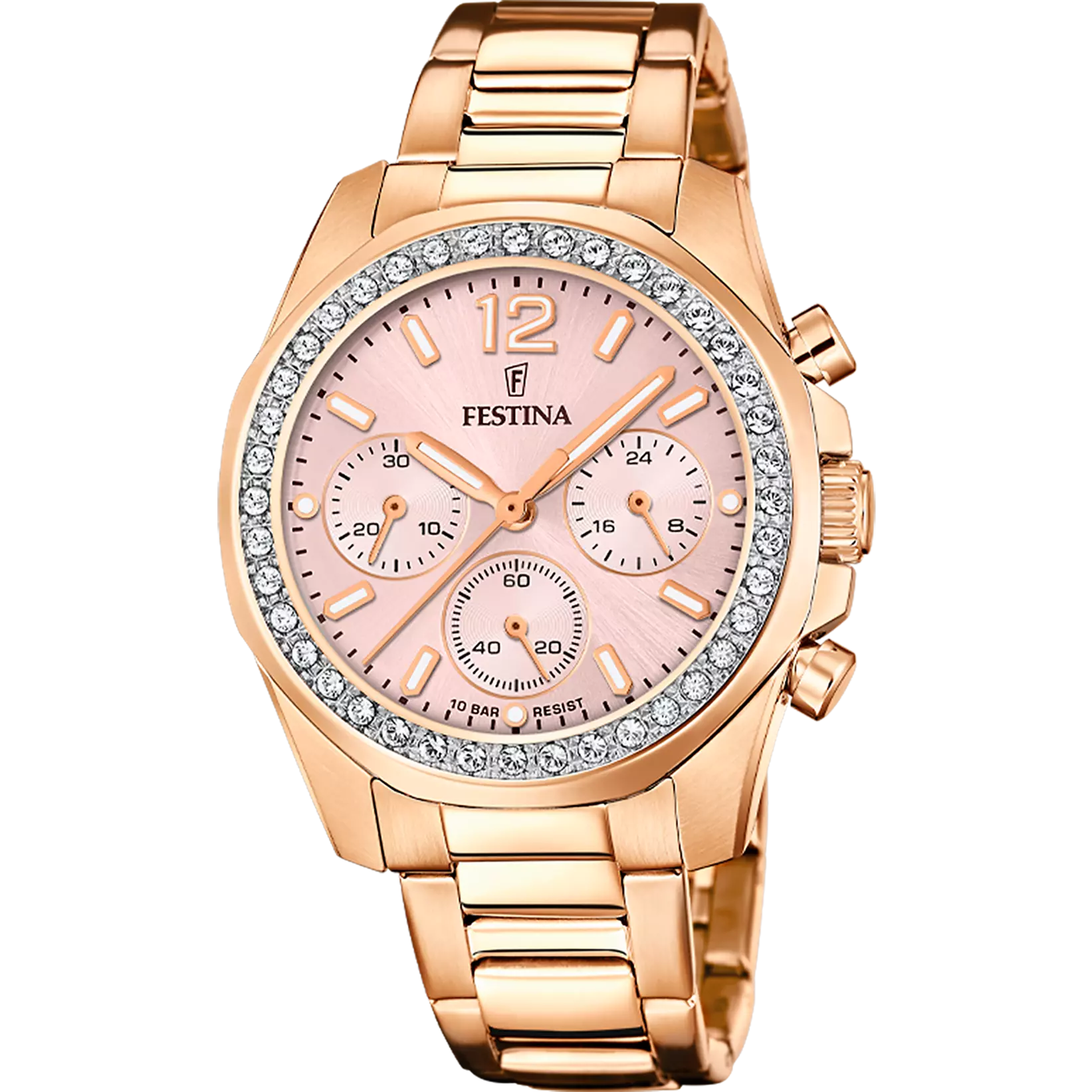 OROLOGIO DA DONNA FESTINA RAINBOW ROSA IN ACCIAIO F20639/6