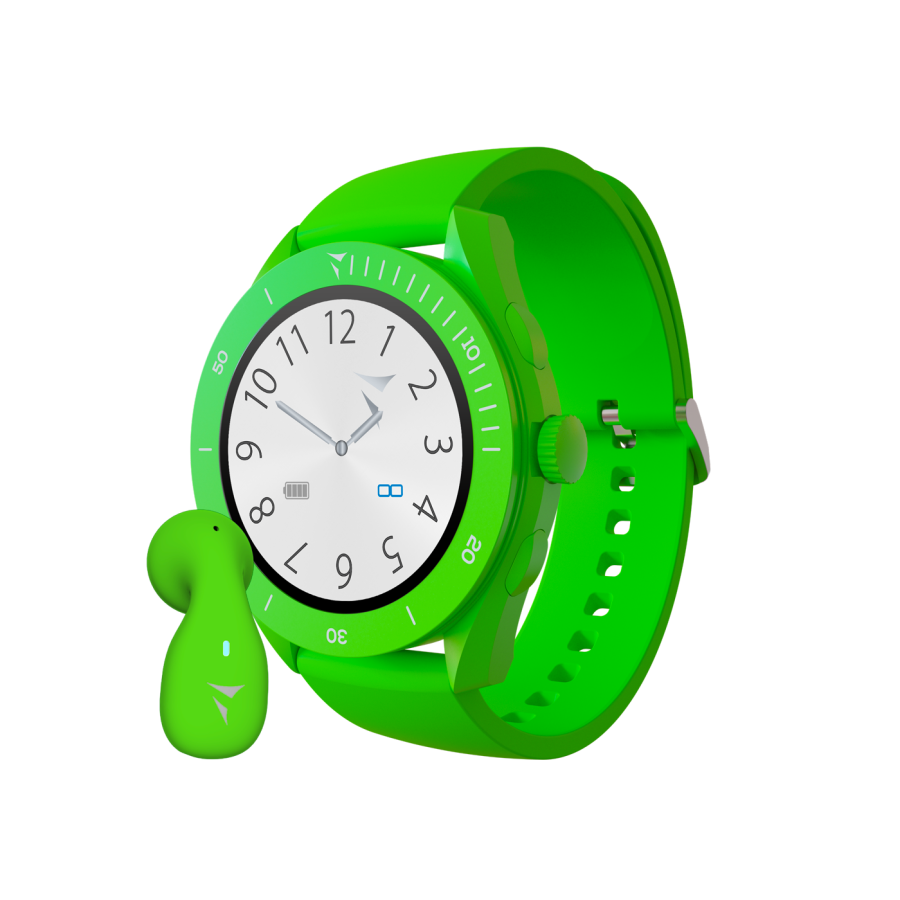 Techmade - Smartwatch Young con Auricolare Abbinato Verde TM-YOUNG-DGR