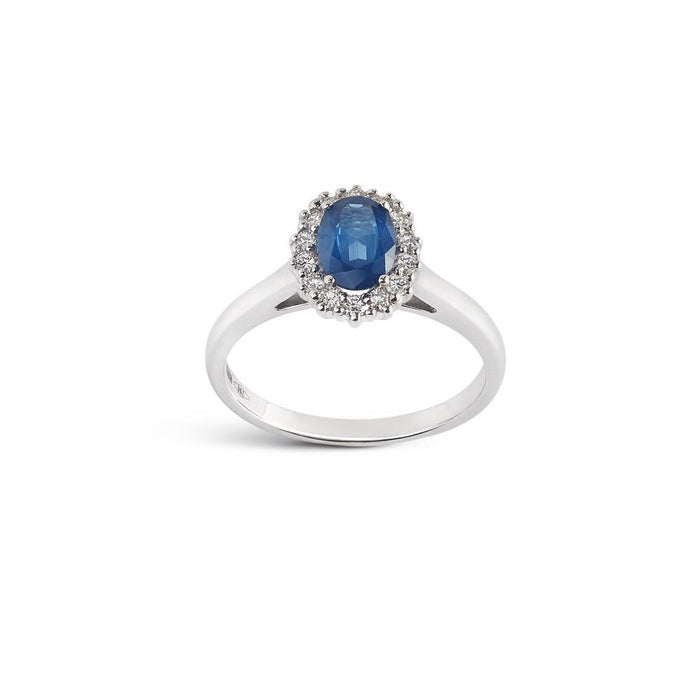 Anello Alfieri & St. John Zaffiro e Diamanti - 027990069064 - Annunziata Gioielli