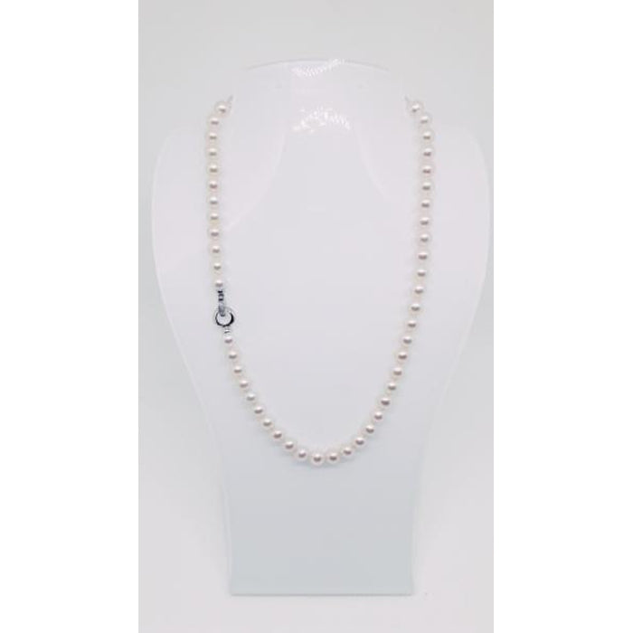 Collana Perle e Diamanti Mikiko - MC1427O4FBBI070 - Annunziata Gioielli