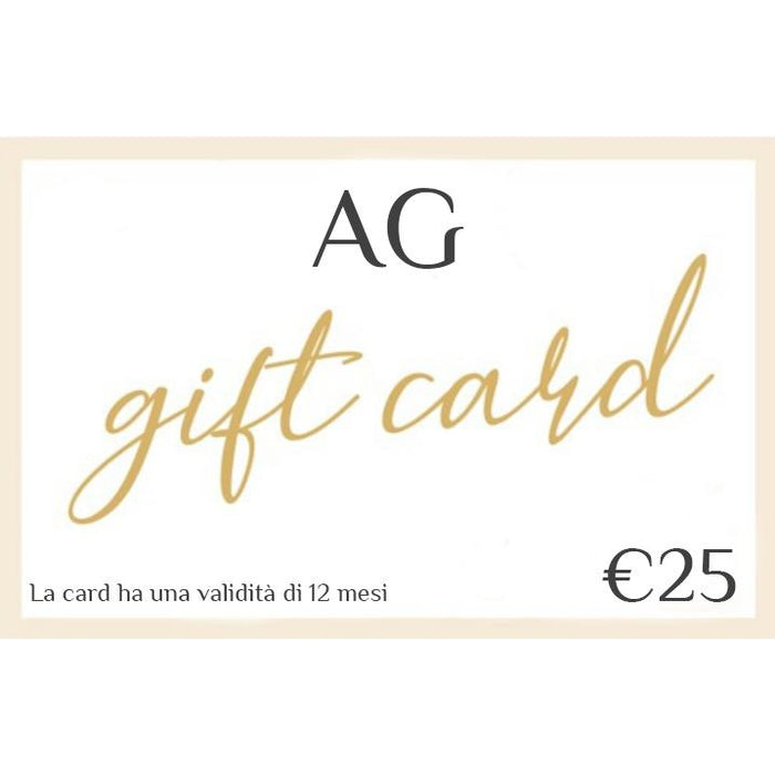 Gift Card a partire da 25€ - Annunziata Gioielli