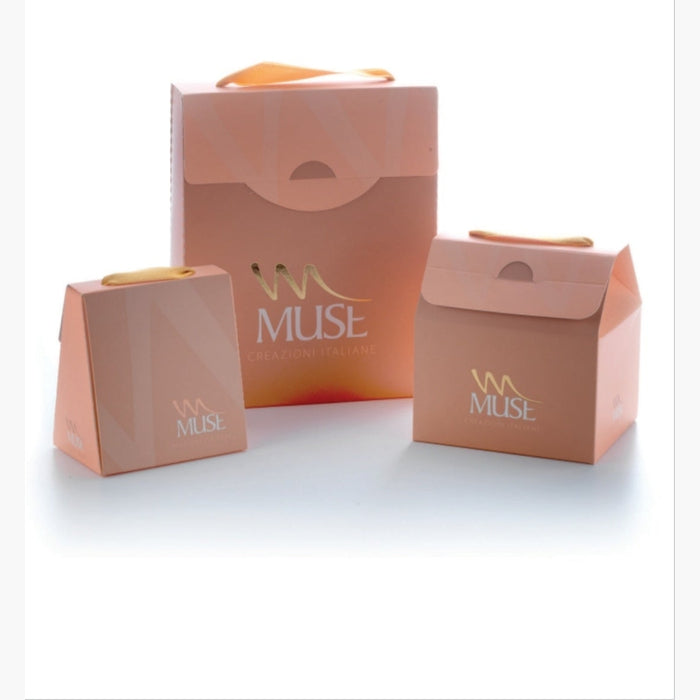 Muse - Bracciale Semi Rigido con Perle Bianche M254B