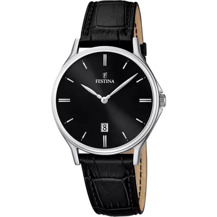 Festina - Orologio Classics in Pelle Nera F16745/5