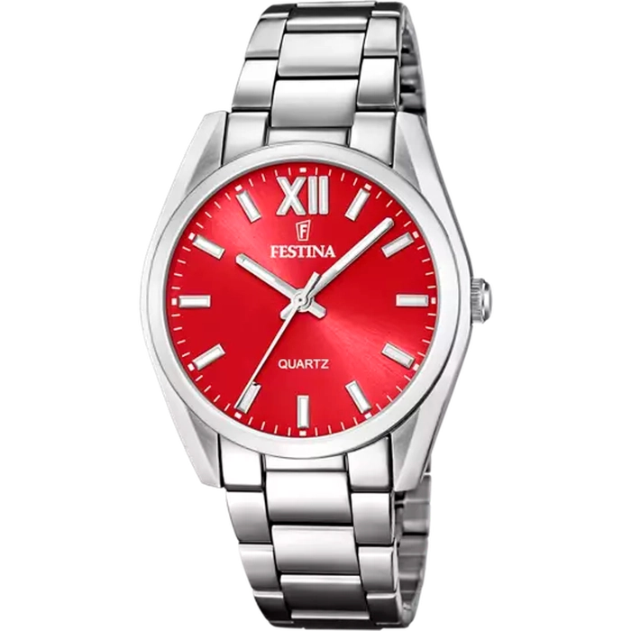 Festina - Orologio Alegria con Bracciale in Acciaio Rosso F20622/B