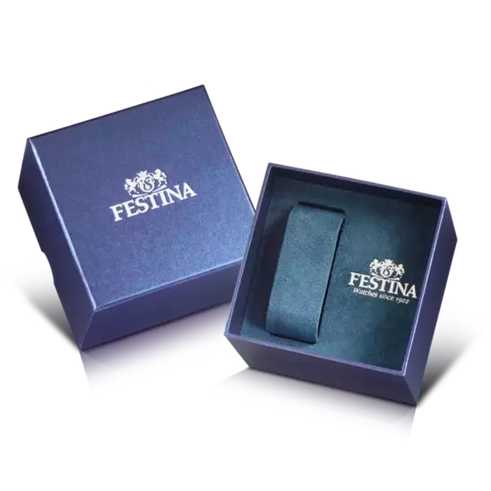 Festina - Orologio Timeless Chronograph con Bracciale in Acciaio Nero F16820/4